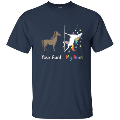 Unicorn T-shirt Your Aunt My Aunt Navy
