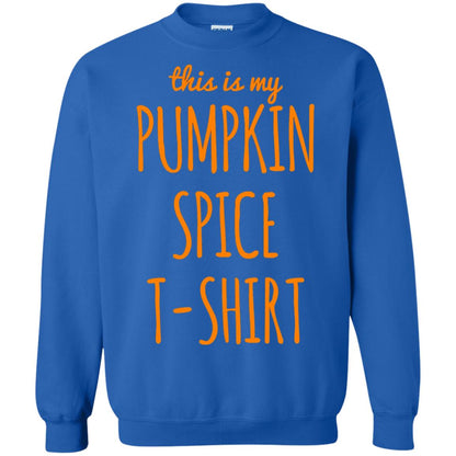 This Is My Pumpkin Spice T-shirt Royal