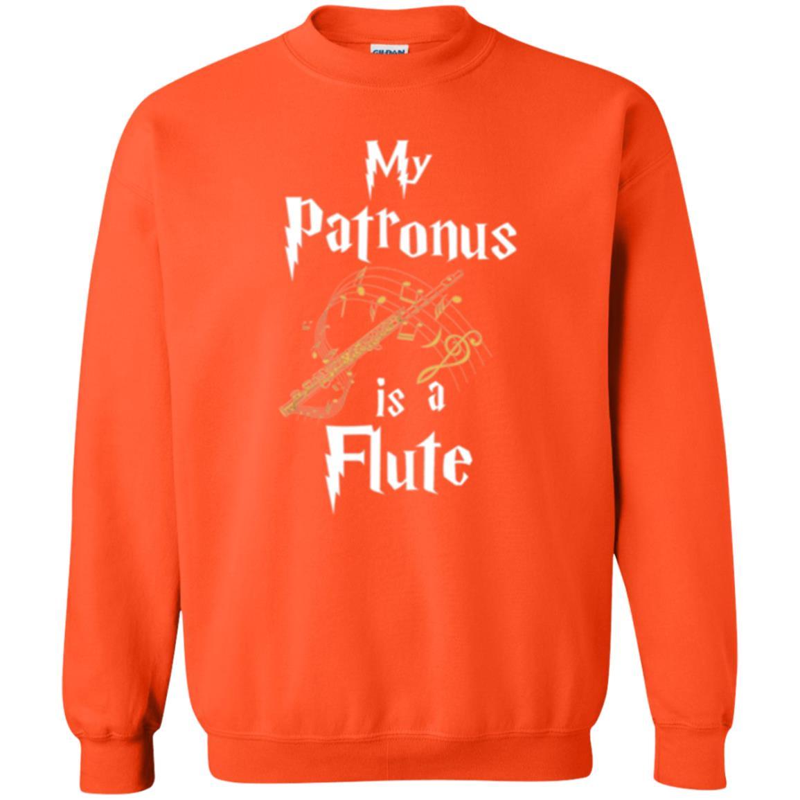 Musician T-shirt My Patronus Is A Flute Orange