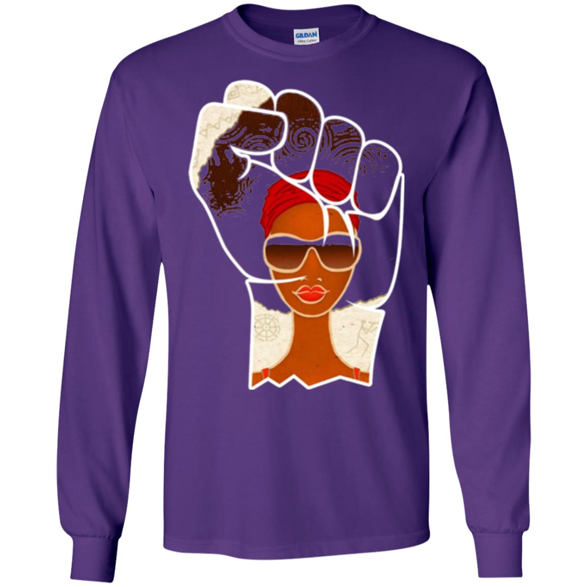 Civil Rights Black History Movement T-shirt Purple