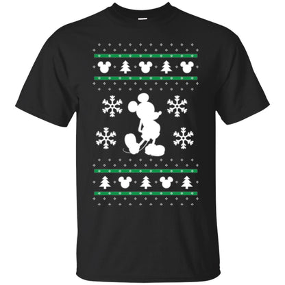 Christmas T-shirt Mickey Mouse Black