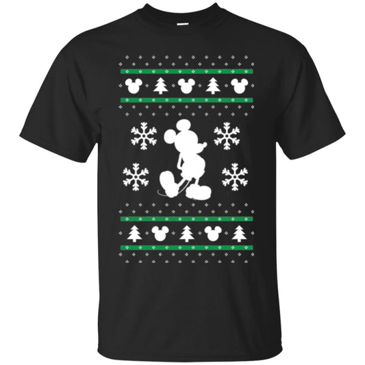 Christmas T-shirt Mickey Mouse Black