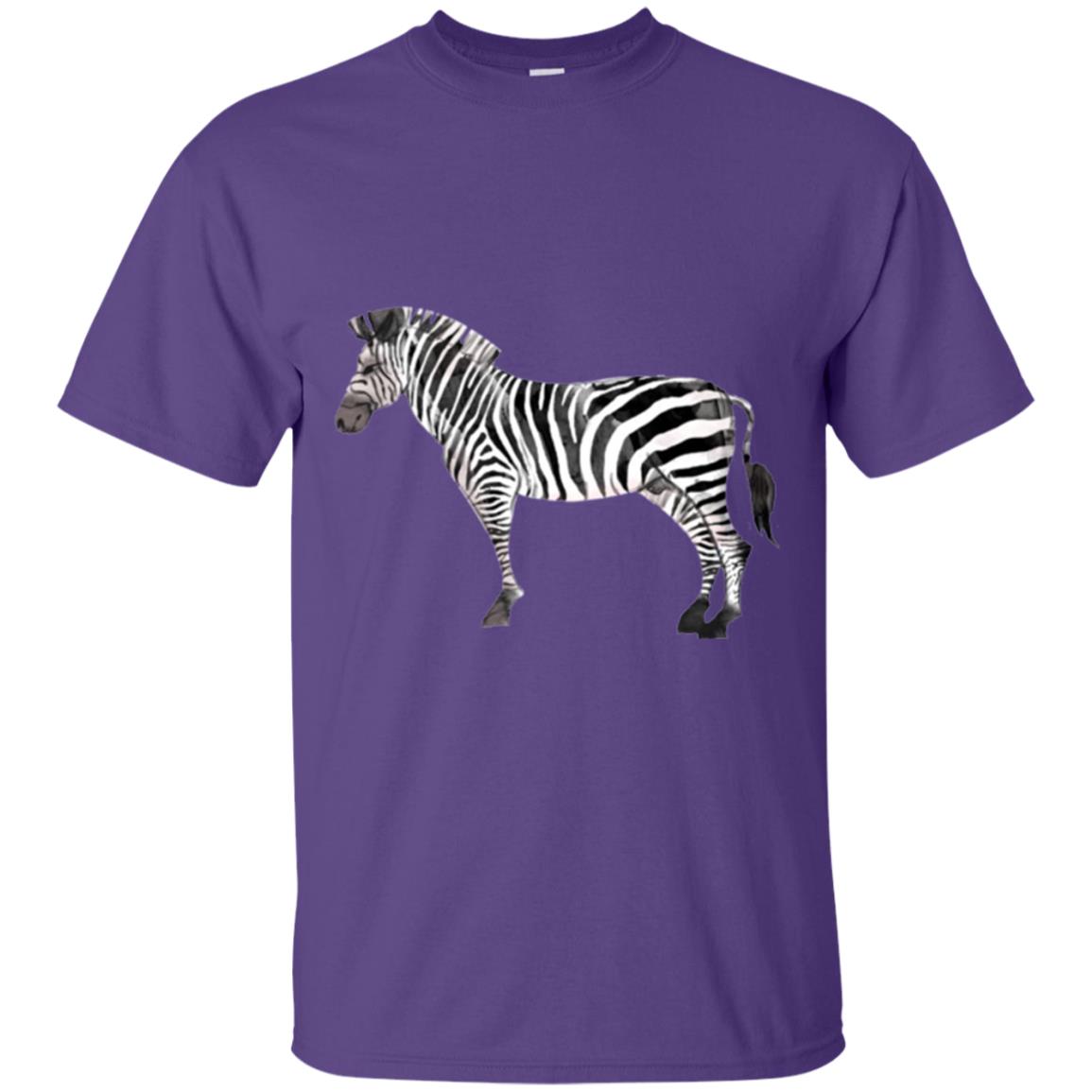 Awesome Zebra T-shirt Purple