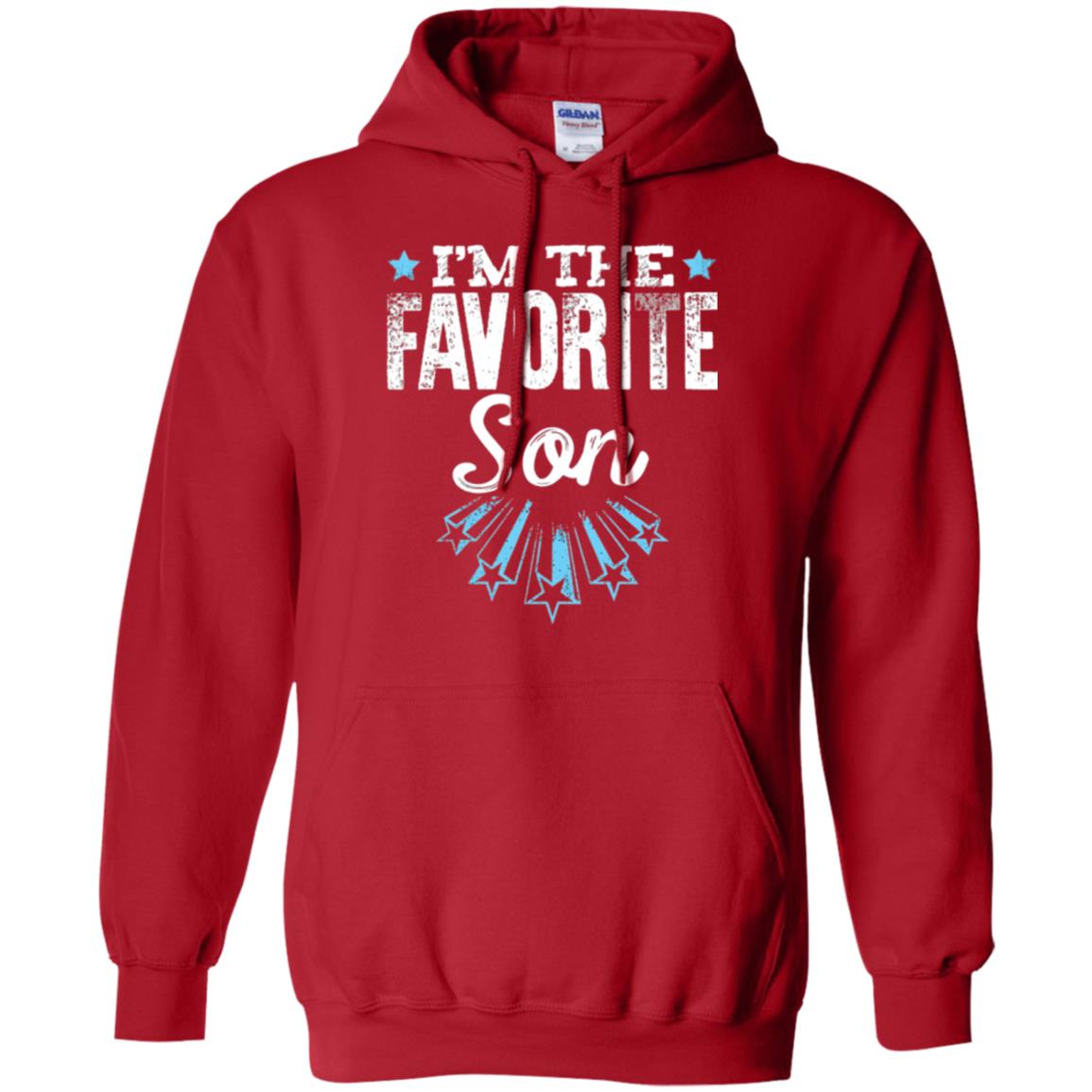 I'm The Favorite Son Family T-shirt Red