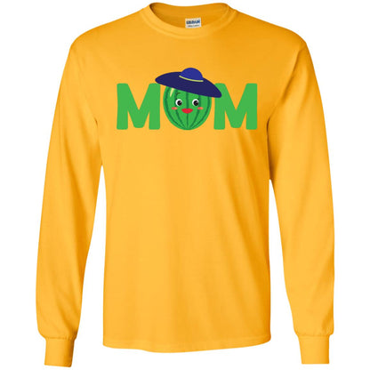 Mom Watermelon Funny Summer Melon Fruit Shirt For Mommy Gold
