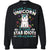 I Wish I Was A Unicorn So I Could Stab Idiots With My HeadG180 Gildan Crewneck Pullover Sweatshirt 8 oz.