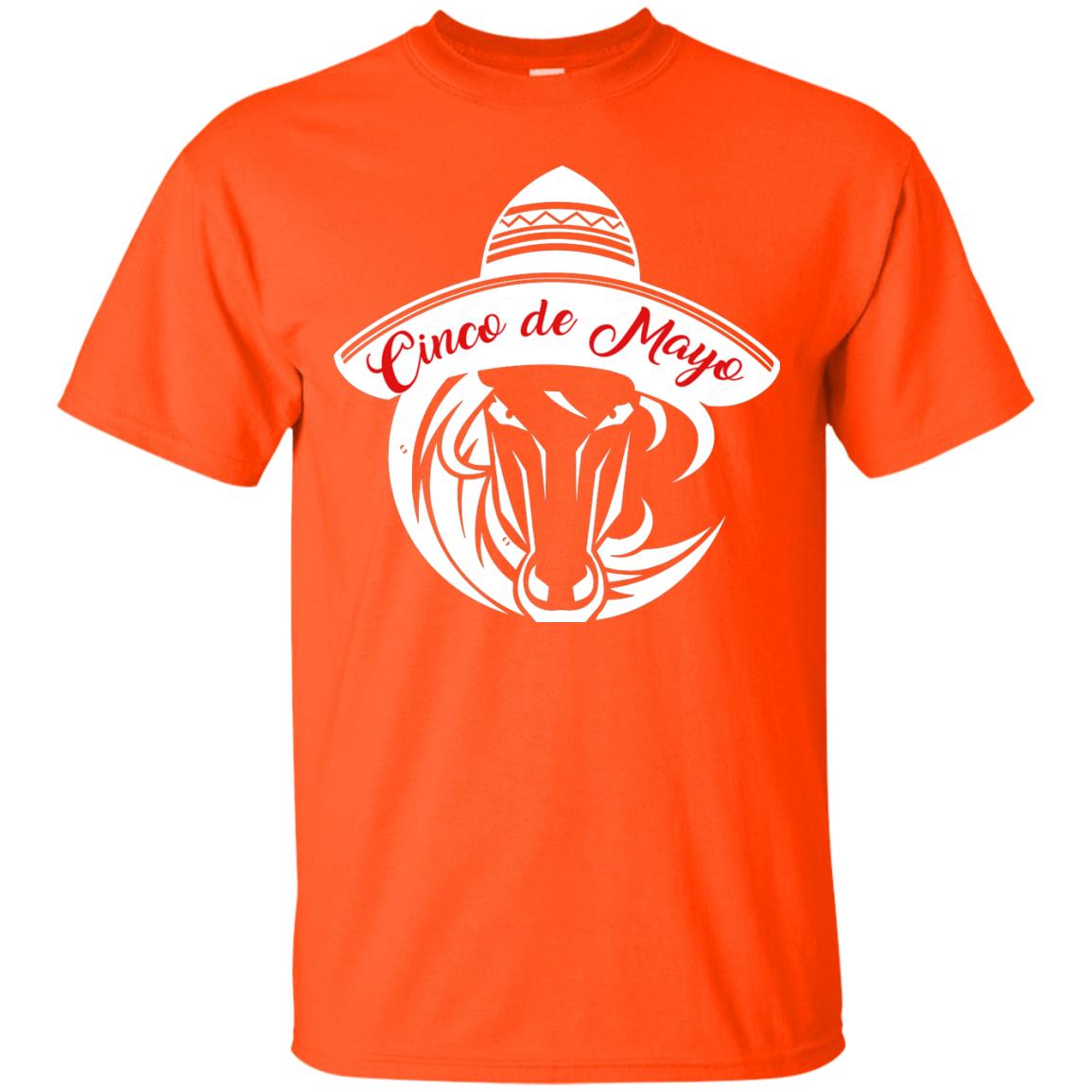 Cinco De Mayo Horse Racing Derby Day 2018 Shirt Orange