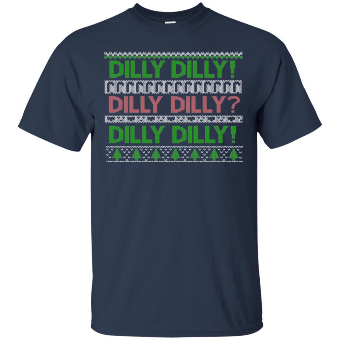 Christmas T-shirt Dilly Dilly Navy