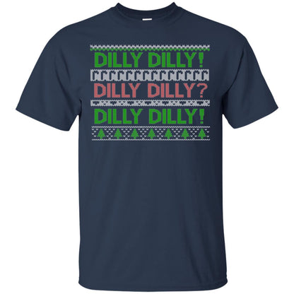 Christmas T-shirt Dilly Dilly Navy