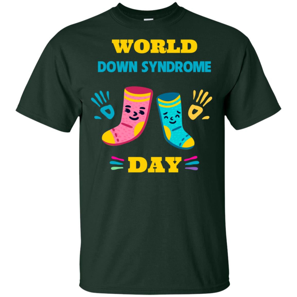 World Down Syndrome Day Hands And Stocks Shirt Forest