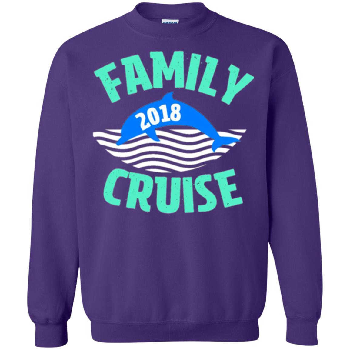 Family T-shirt Cruise Vacation 2018 Purple