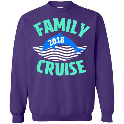 Family T-shirt Cruise Vacation 2018 Purple