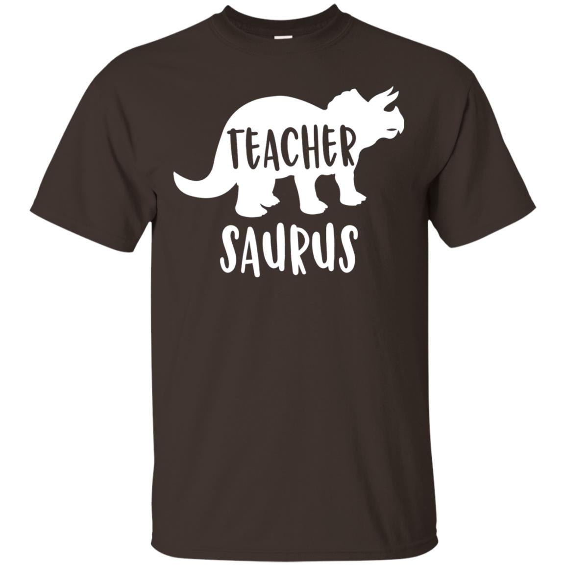 Teachersaurus Shirt Funny Appreciation Gift Teacher Dinosaur Dark Chocolate
