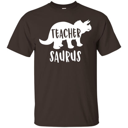 Teachersaurus Shirt Funny Appreciation Gift Teacher Dinosaur Dark Chocolate