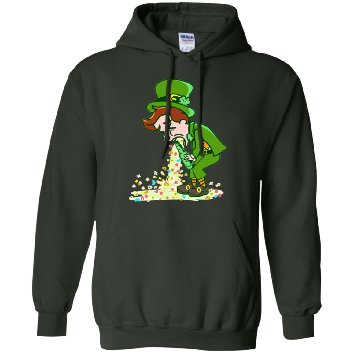 Saint Patty's Day Leprechaun St. Patricks Day T-shirt Forest Green