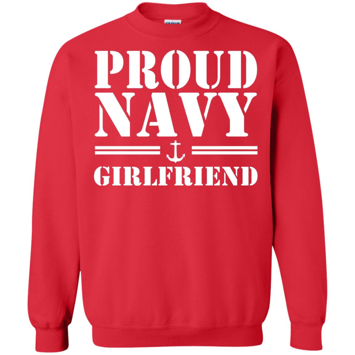 Pride U.s. Army Shirt Proud Navy Girlfriend Red