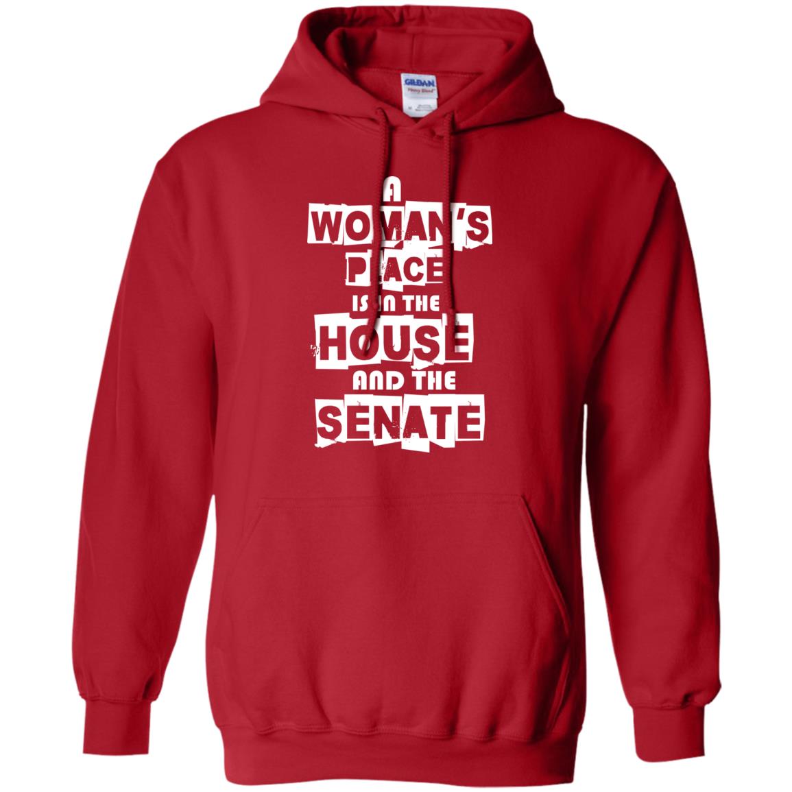 Women's Right T-shirt A Woman's Place Is In The House And The Senate Red