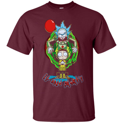 It And Morty Shirt Maroon