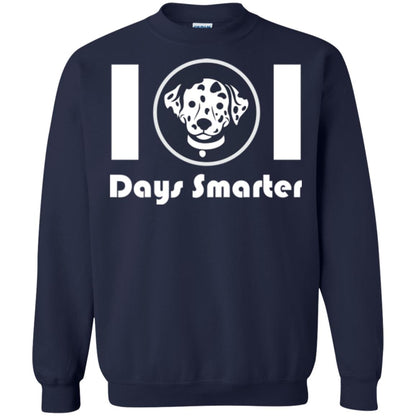 Dog Lovers T-shirt 101 Days Smarter Navy