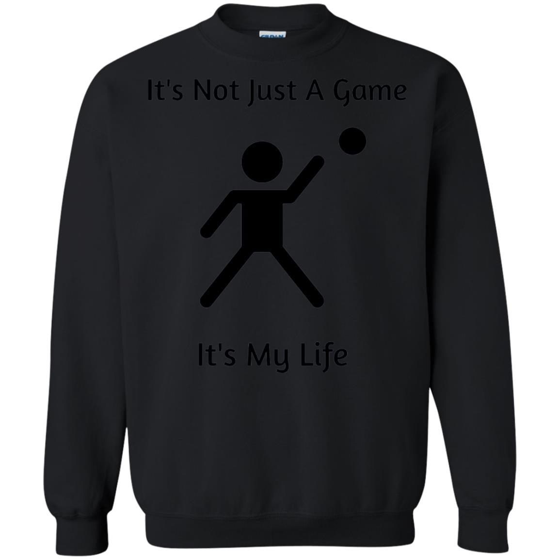 Basketball Shirt Its Not Just A Game Its My Life Black