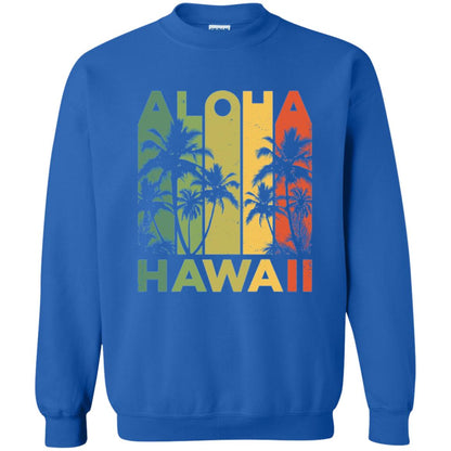 Vintage Hawaiian Islands Tee Hawaii Aloha State T-shirt Royal