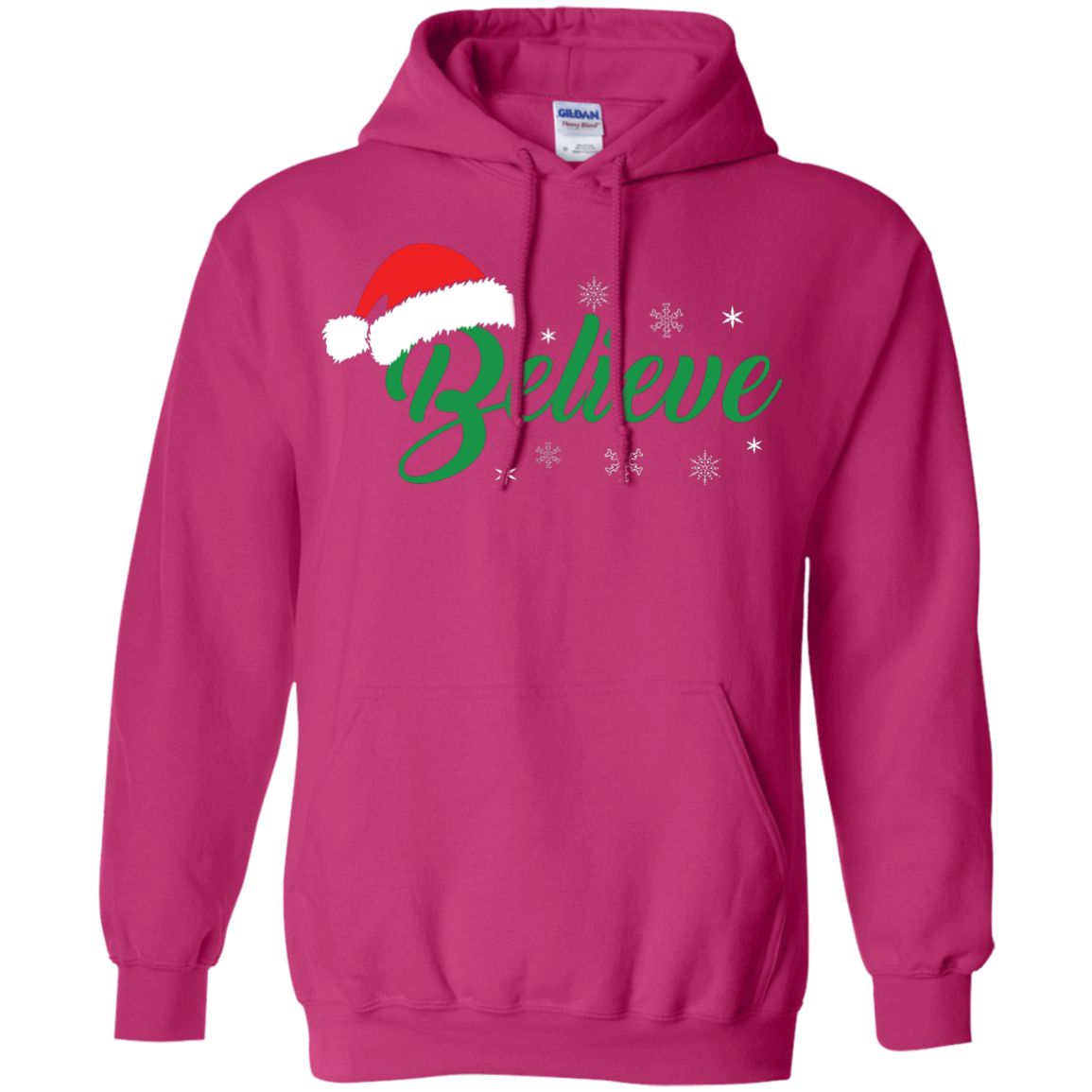 Christmas T-Shirt Believe In Santa Heliconia