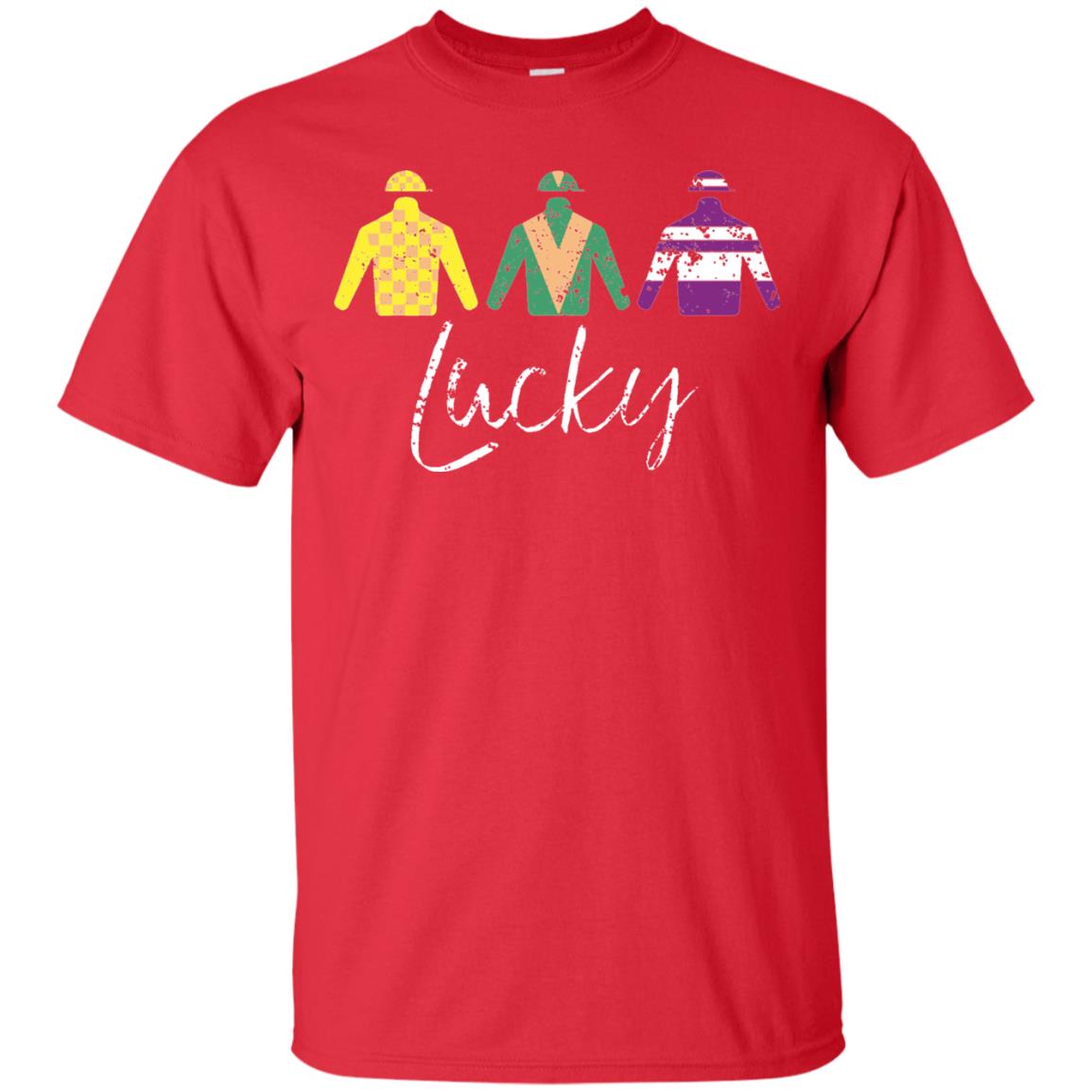 Derby Jockey Shirt Lucky Derby Apparel Derby Red
