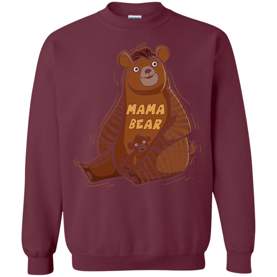First Time Mothers Day Shirts Mama Bear Maroon