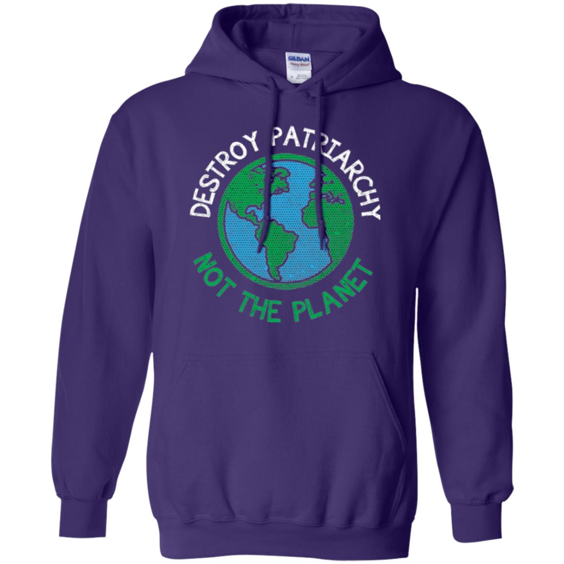 Women_s Right T-shirt Destroy The Patriarchy Not The Planet Purple