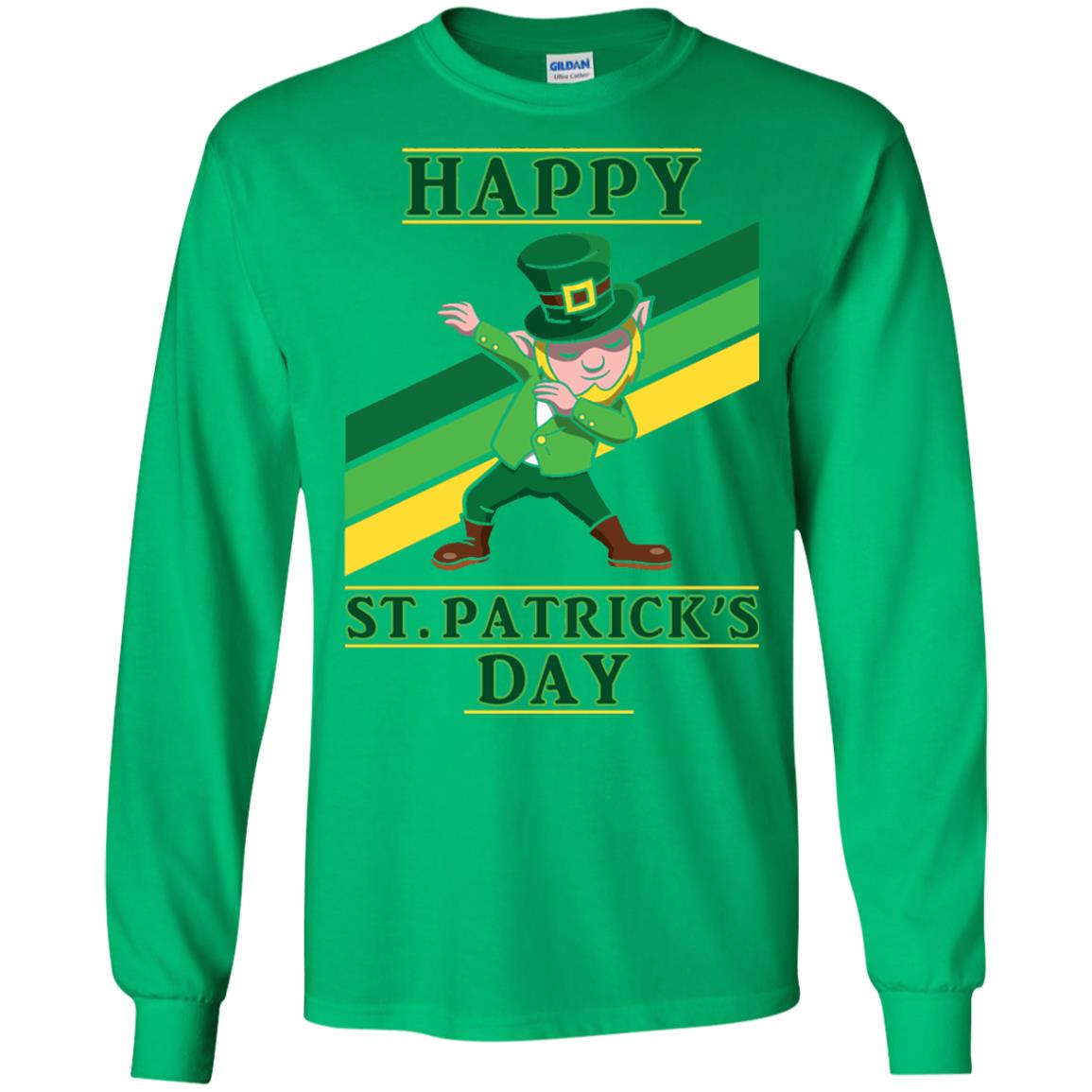 Dabbing Leprechaun Saint Patrick_s Day T-shirt Irish Green
