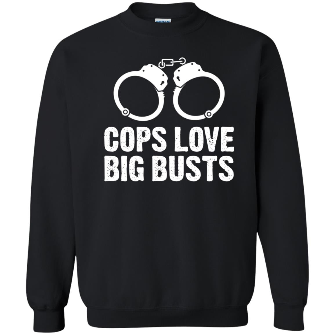 Cops Love Big Busts Usa Police Shirt Black