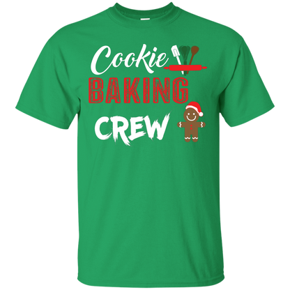 Christmas T-Shirt Cookie Baking Crew Irish Green
