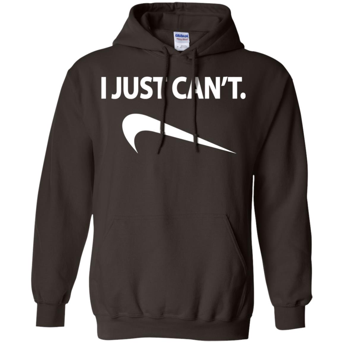 Funny I Just Cant Shirt Dark Chocolate