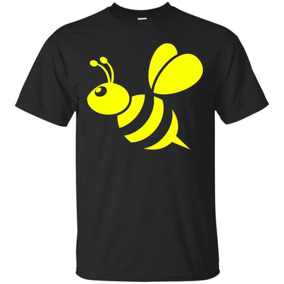 Yellow Honeybee Bee Lover T-shirt Black