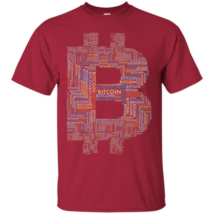 Bitcoin T-shirt Cardinal