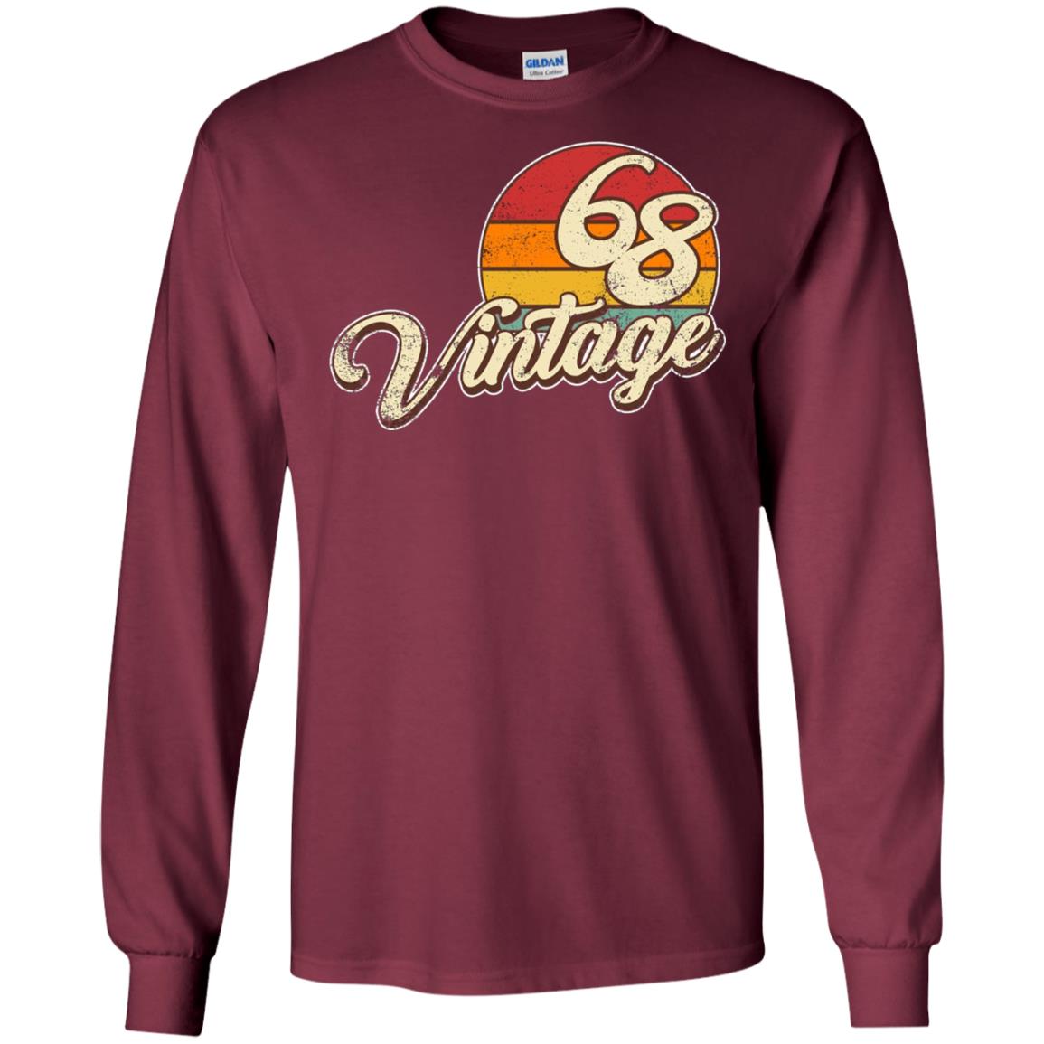50th Birthday Shirt 1986 Vintage Maroon