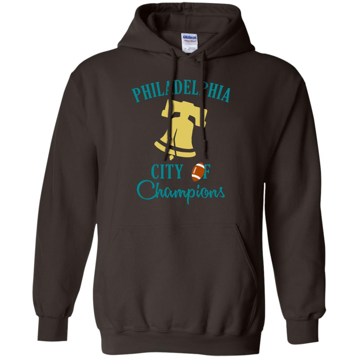 Football Lover T-shirt Philadelphia City Of Champion Dark Chocolate