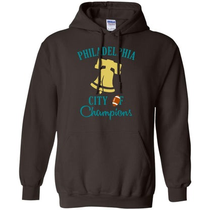 Football Lover T-shirt Philadelphia City Of Champion Dark Chocolate