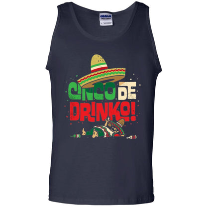 Cinco De Drinko Cinco De Mayo Drink Lover T-shirt Navy