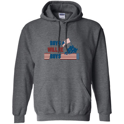 Boys Will Be Boys Military Shirt Dark Heather