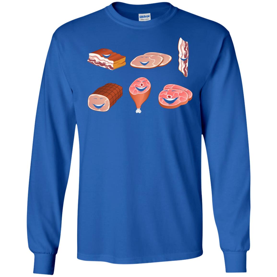 Funny Bbq T-shirt Meat Family Royal