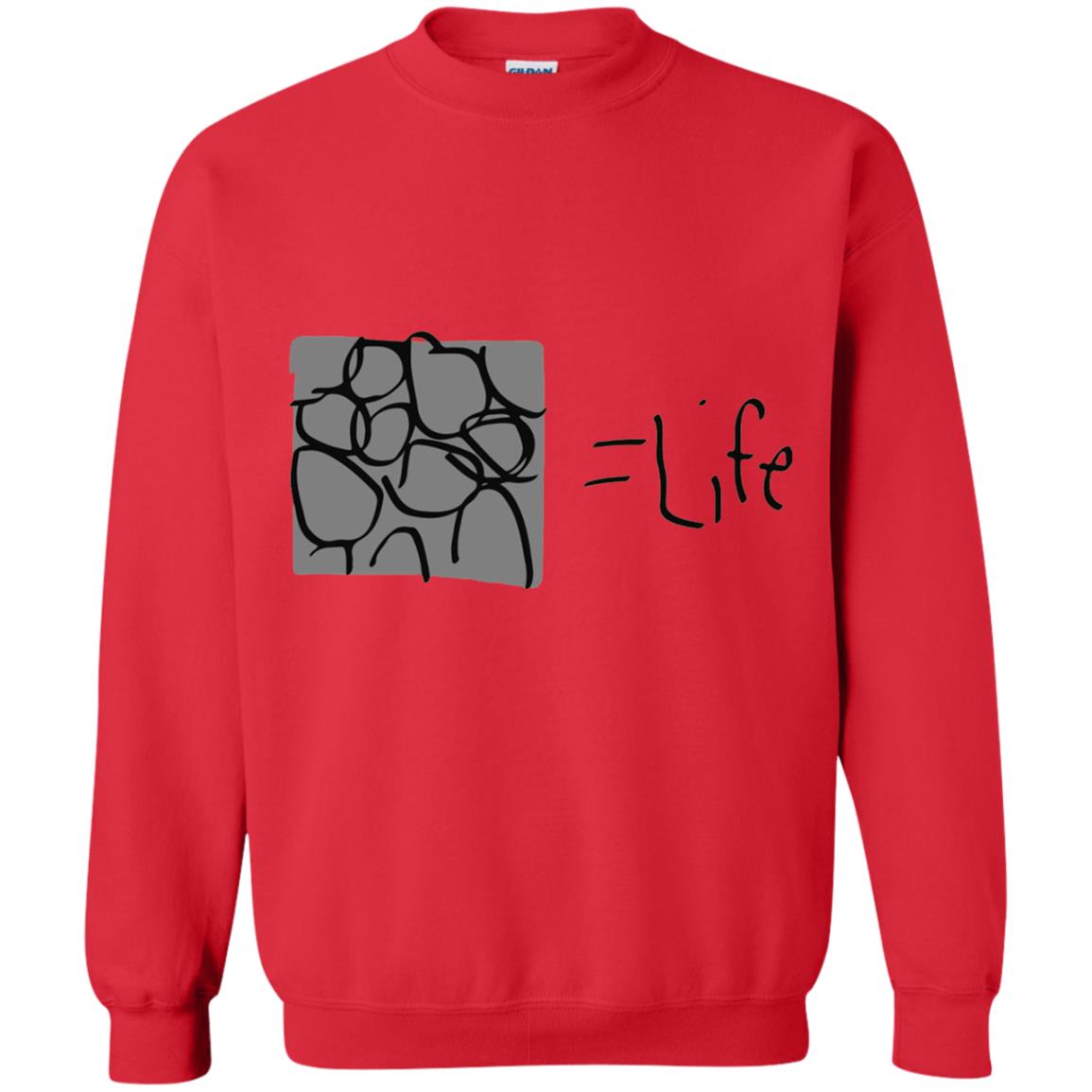 Cobblestone Equals Life Video Game Gamers Shirt Red