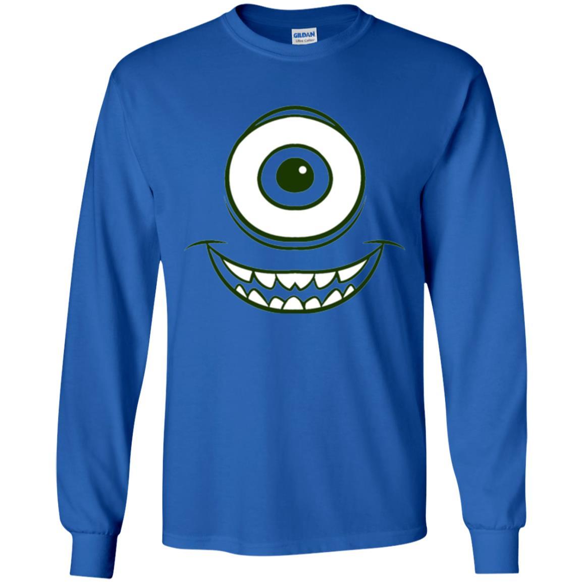 Cartoon T-shirt Mike Wazowski Eye Graphic Royal