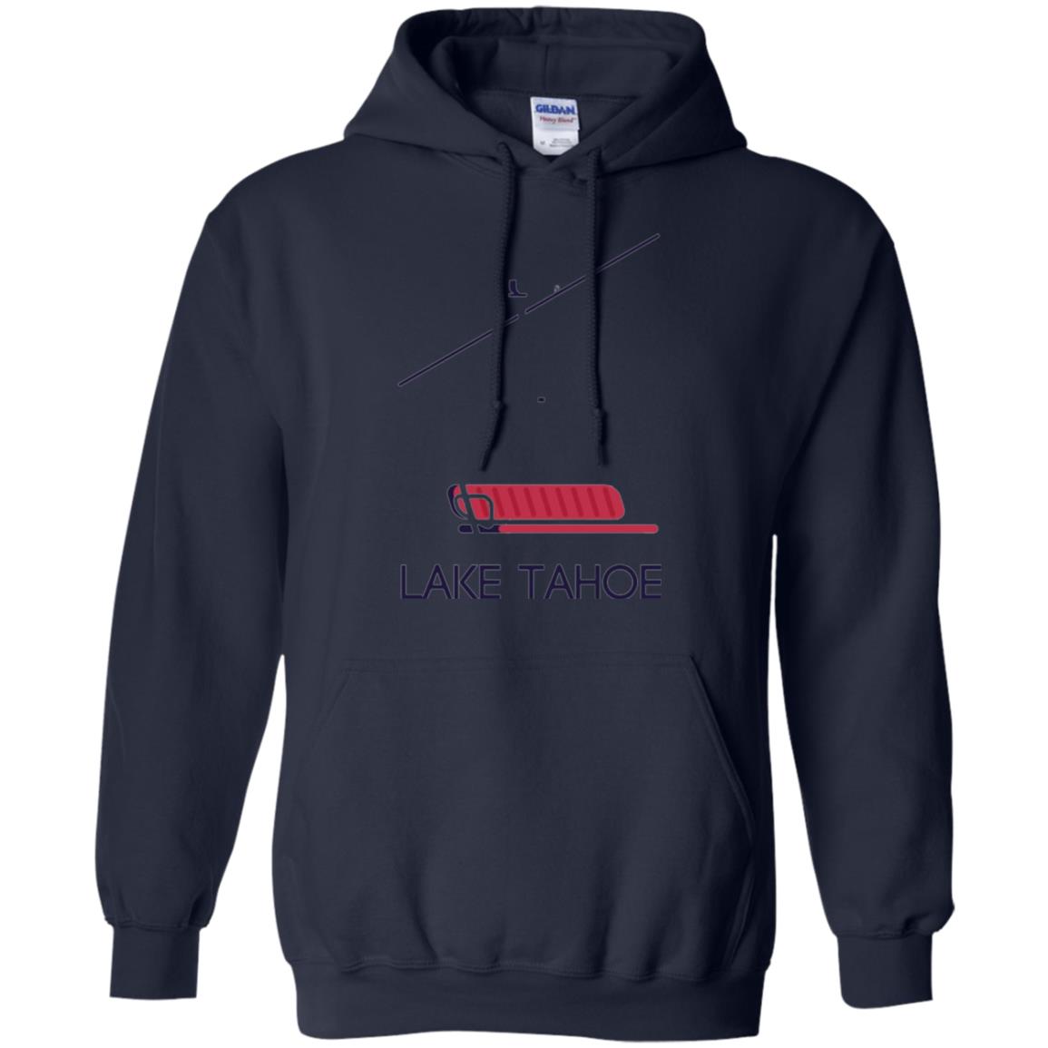Ski Chair Lift T-shirt Lake Tahoe California Navy