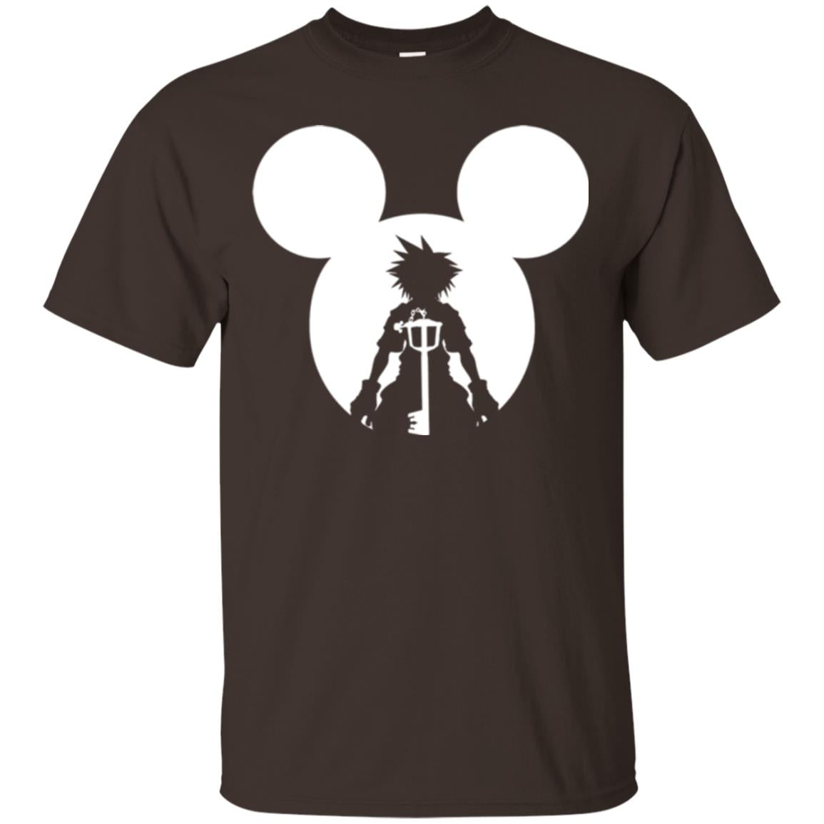 Mickey Lovers T-shirt Disney Kingdom Hearts Dark Chocolate