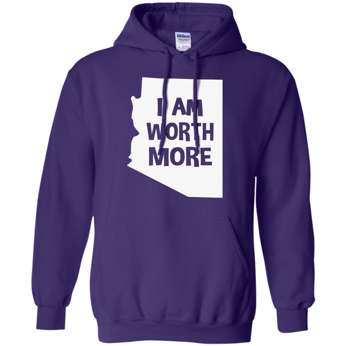 Arizona Teacher Shirt I Am Worth More Purple
