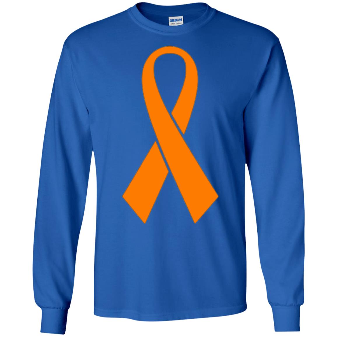 Orange Ribbon Gun Violence Awareness Anti Gun T-shirt Royal