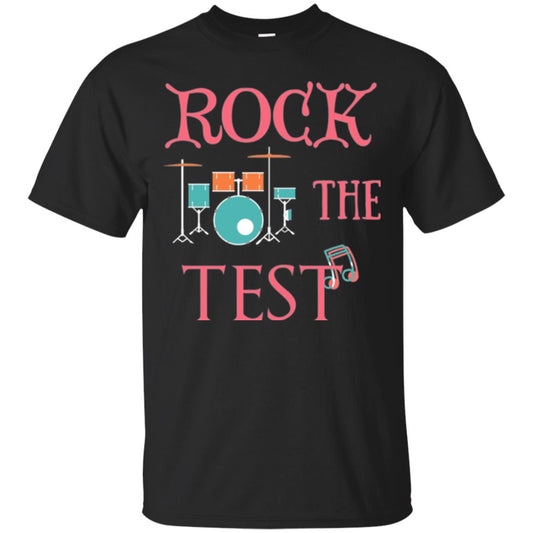 Rock The Test Professor Teacher T-shirt Black