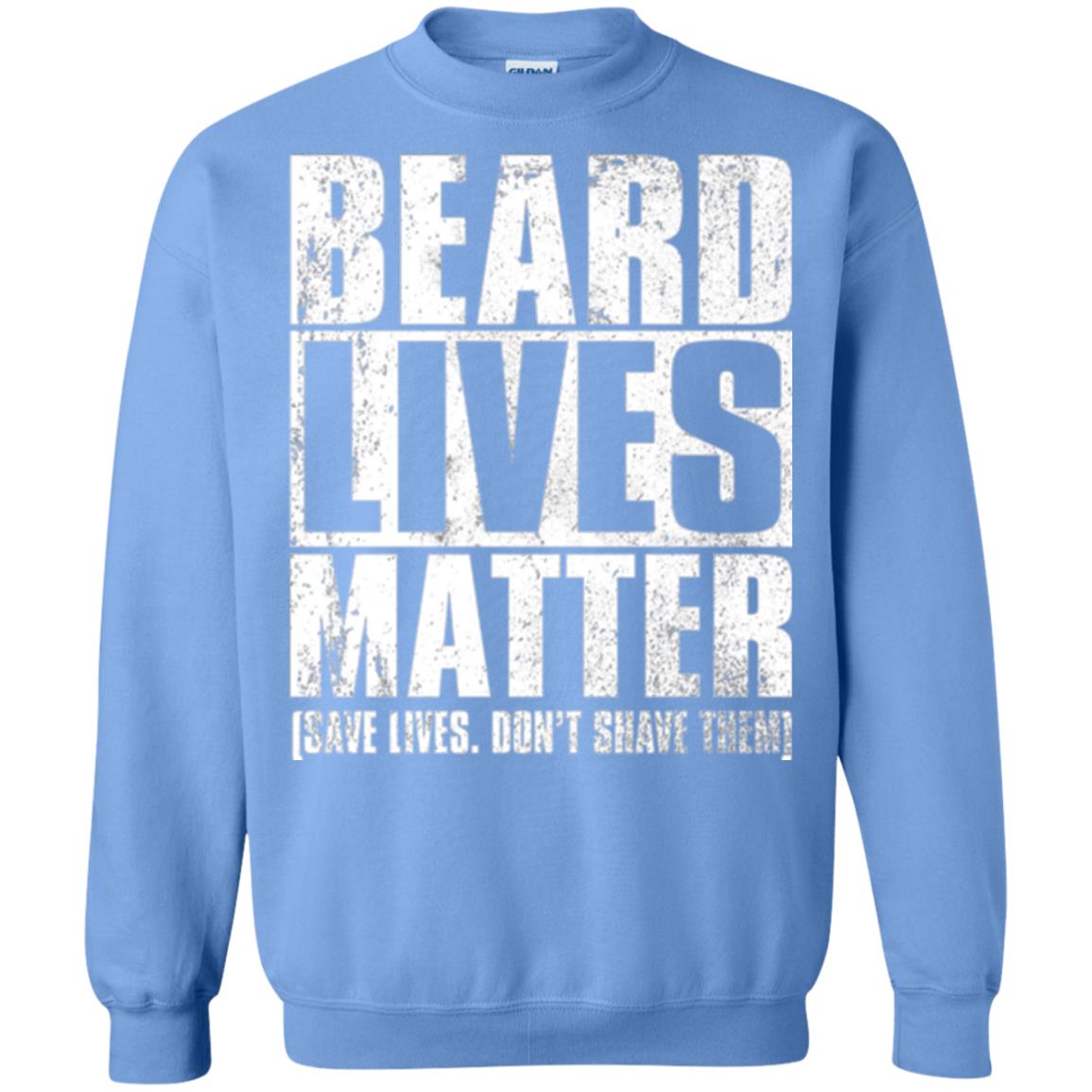 Beared Men T-shirt Beared Lives Matter Carolina Blue