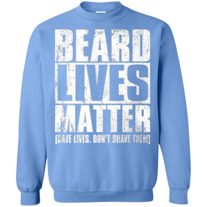 Beared Men T-shirt Beared Lives Matter Carolina Blue